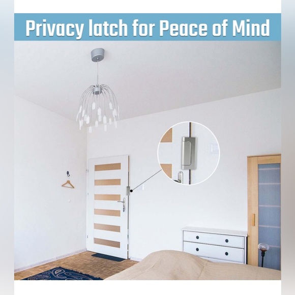 3PACK Home Security Door Reinforcement Lock Childproof, - Picture 7 of 11